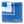 Load image into Gallery viewer, Hip To Be Square Cobalt and Ice Blue