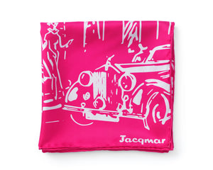 Jacqmar, home of Jacqmar, Jacqmar of London. Silk scarves, silk scarf, silk. Original  Jacqmar silk scarf and scarves. New Jacqmar scarves. Made in the uk, England. Finest quality hand made Jacqmar, hand rolled edges.