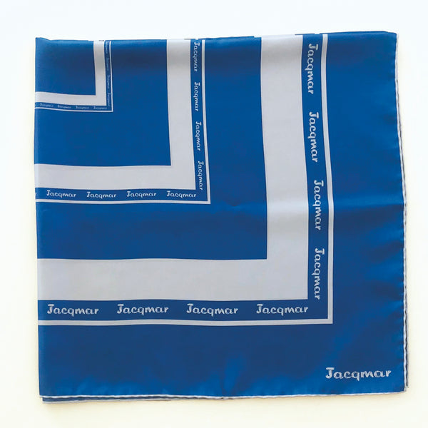 'Hip To Be Square' Cobalt and Ice Blue